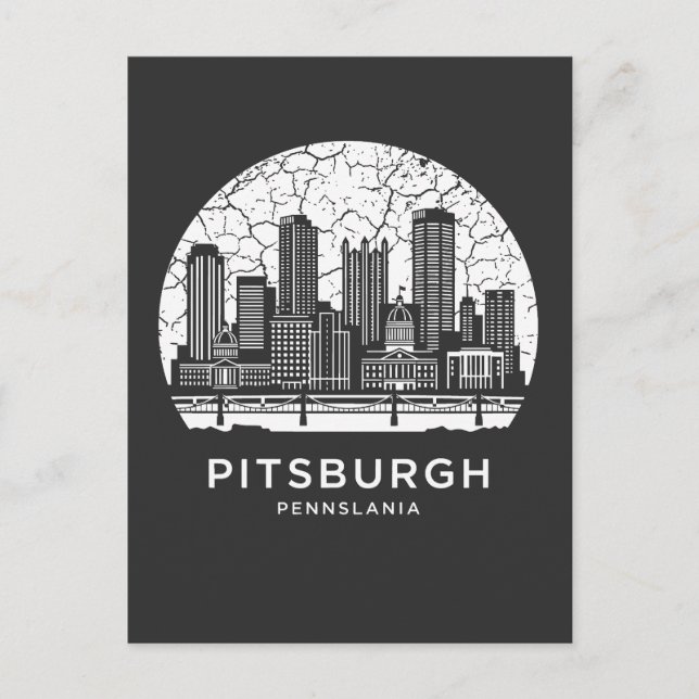 Postal Ciudad de Pittsburgh Pennsylvania (Anverso)
