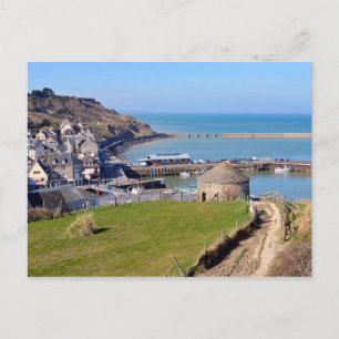 Postal Ciudad de Port-en-Bessin en Francia