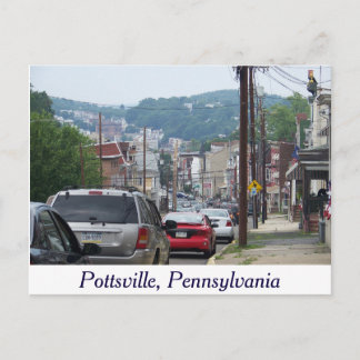 Postal Ciudad de Pottsville, Pennsylvania Post Card