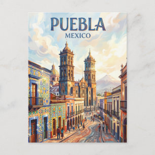 Postal Ciudad de Puebla México