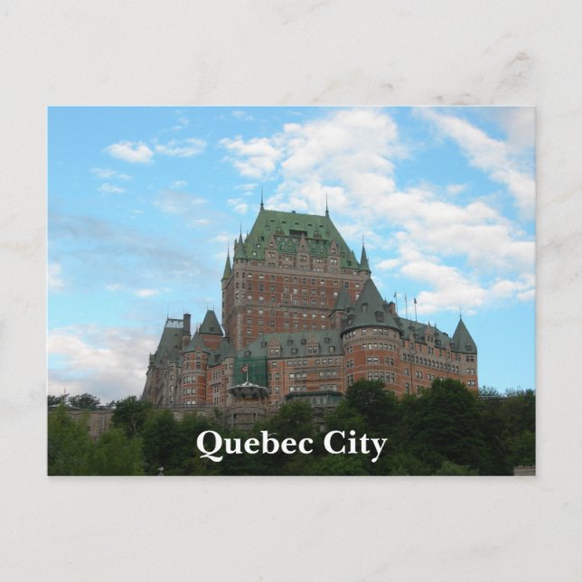 Postal Ciudad de Quebec (Anverso)