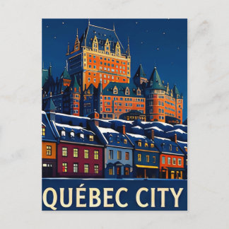 Postal 🏰 CIUDAD DE QUÉBEC — Calles de Cuento de Hadas De