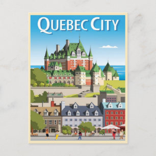 Postal Ciudad de Quebec Canadá