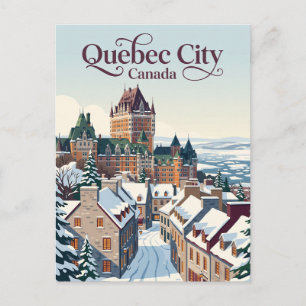 Postal Ciudad de Quebec Canadá
