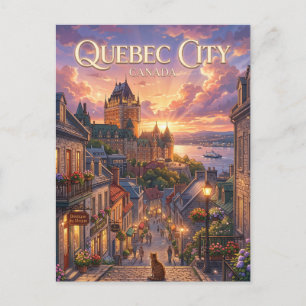Postal Ciudad de Quebec Canadá
