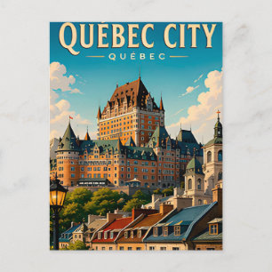 Postal 🏰 Ciudad de Quebec Chateau Frontenac