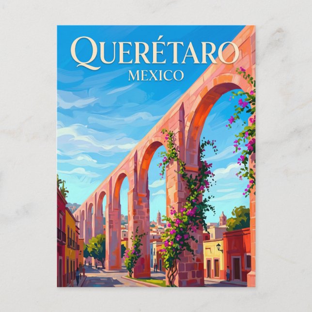 Postal Ciudad de Querétaro México (Anverso)