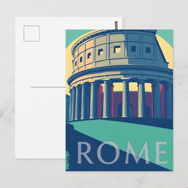 Postal Ciudad de Roma (Anverso / Reverso)