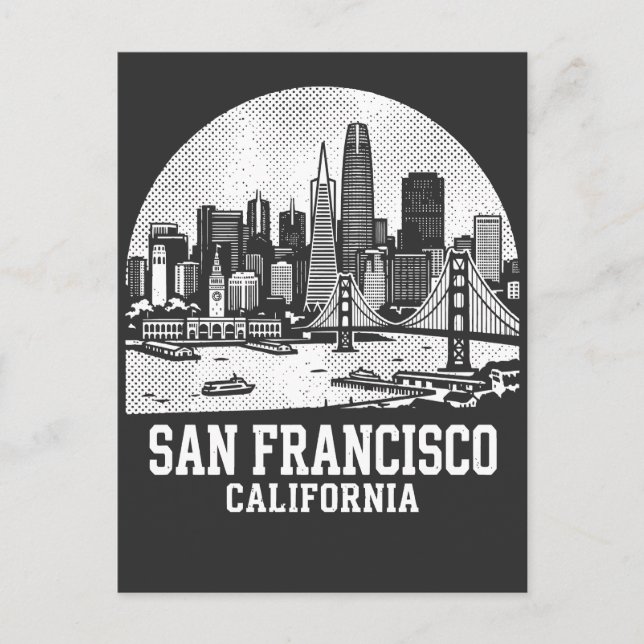 Postal Ciudad de San Francisco California (Anverso)