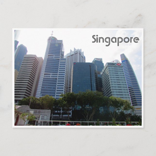 Postal ciudad de singapur (Anverso)