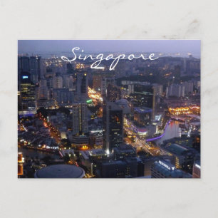 Postal ciudad de singapur