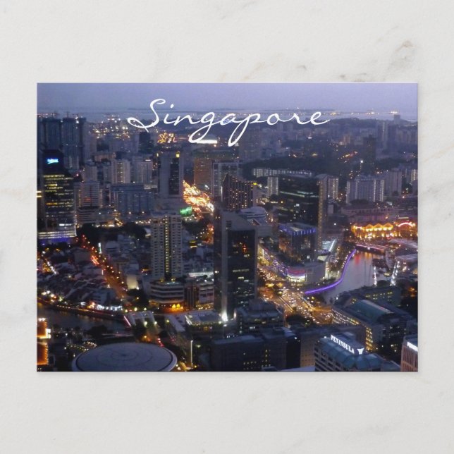 Postal ciudad de singapur (Anverso)
