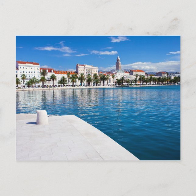 Postal Ciudad de Split en Croacia (Anverso)