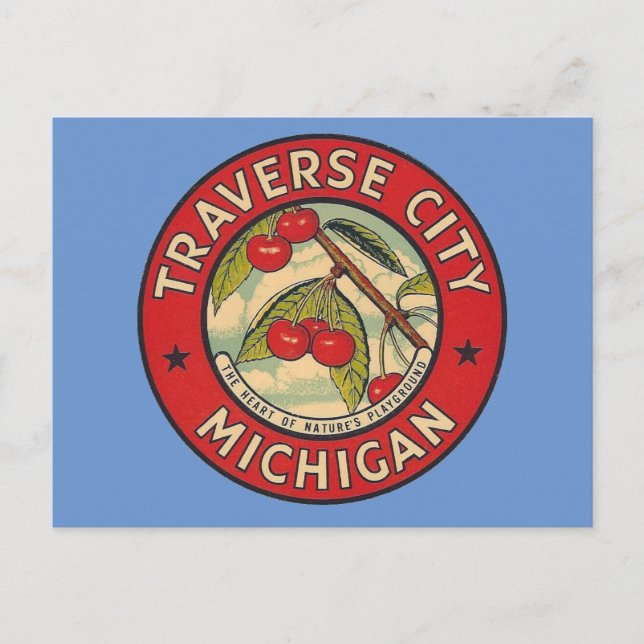Postal Ciudad de Traverse, Michigan - Postcard (Anverso)