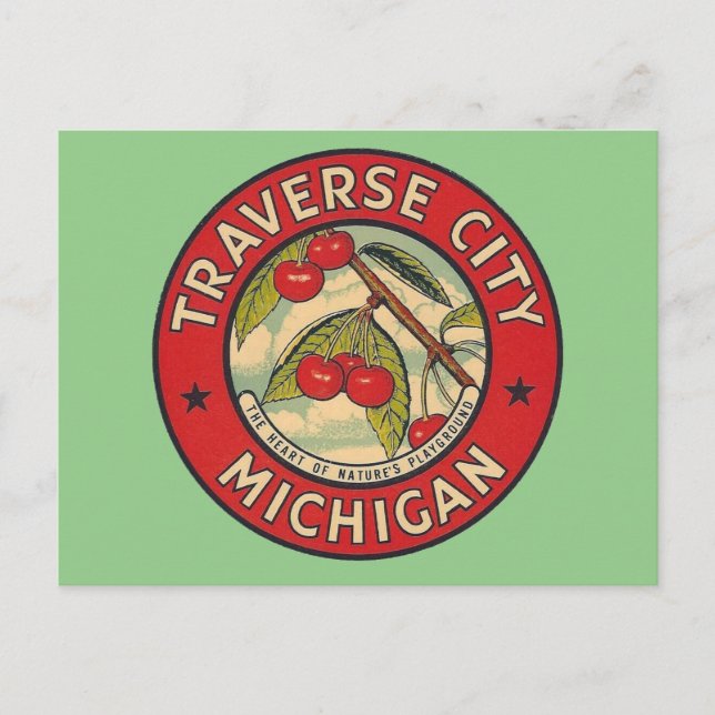 Postal Ciudad de Traverse, Michigan - Postcard (Anverso)