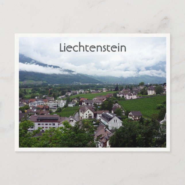 Postal ciudad de vaduz (Anverso)