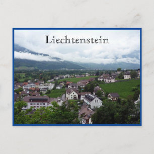 Postal ciudad de vaduz liechtenstein