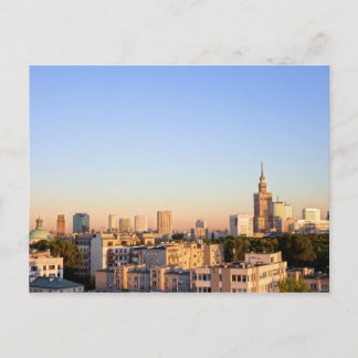 Postal Ciudad de Varsovia en Polonia