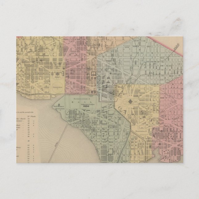 Postal Ciudad de Washington (Anverso)