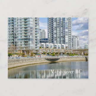 Postal Ciudad de Yaletown cerca de la playa de Vancouver