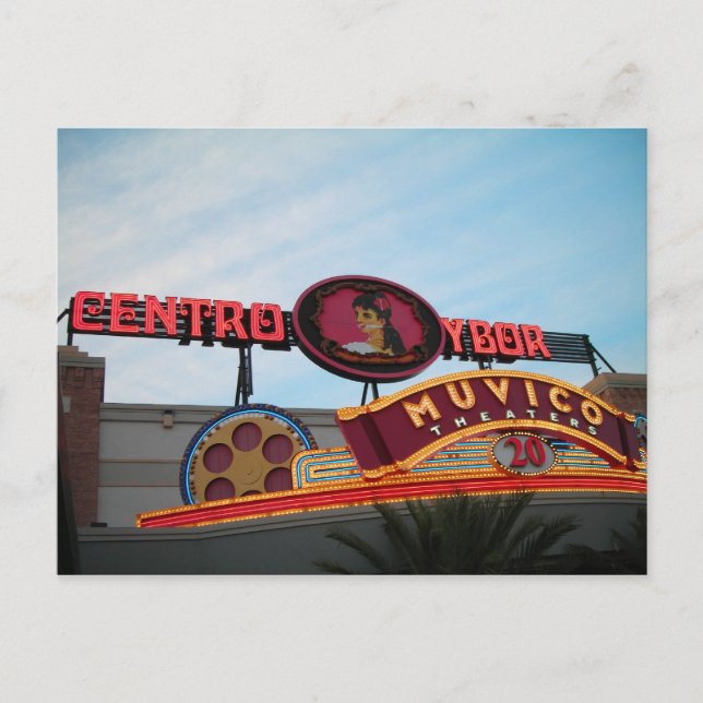 Postal Ciudad de Ybor, Florida (Anverso)