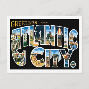Postal Ciudad del Atlántico Nueva Jersey