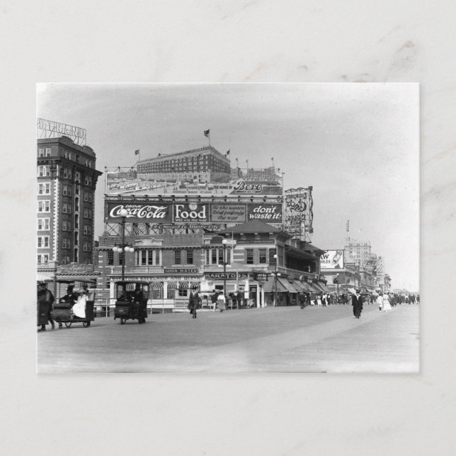 Postal Ciudad del Atlántico, Nueva Jersey, Viñeta (Anverso)