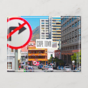 Postal Ciudad del Cabo Calle de Paisaje Urbano Sudáfrica
