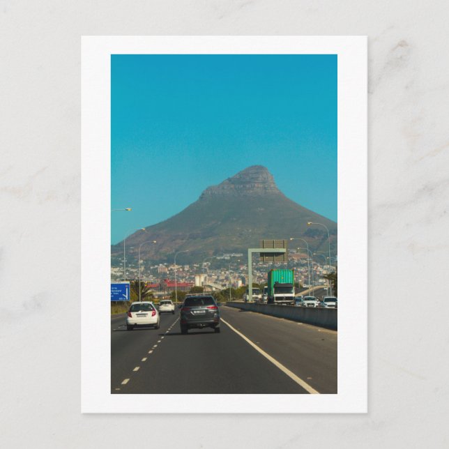 Postal Ciudad del Cabo: Ciudad de la Carretera de Sudáfri (Anverso)