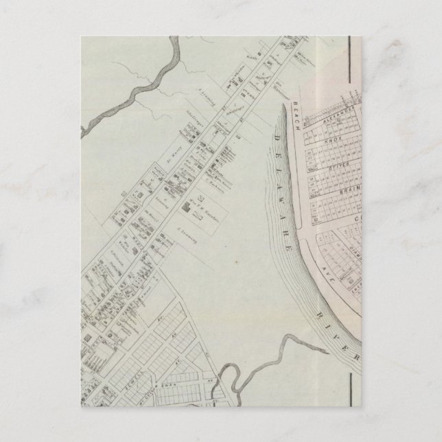 Postal Ciudad del Cabo de Mayo y Sea Grove, Nueva Jersey (Anverso)