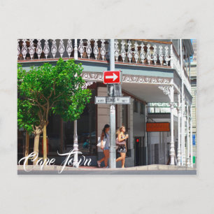 Postal Ciudad del Cabo: Larga calle para Sudáfrica