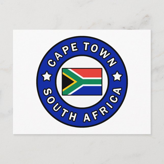 Postal Ciudad del Cabo Sudáfrica (Anverso)