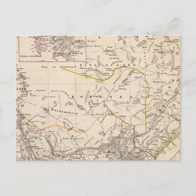 Postal Ciudad del Cabo, Sudáfrica (Anverso)