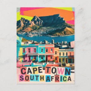 Postal Ciudad del Cabo Sudáfrica Viaje Bo-Kaap Paisaje