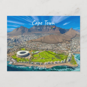Postal Ciudad del Cabo, Sudáfrica - Vista de la Montaña d