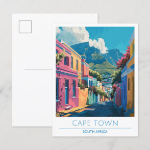 Postal Ciudad del Cabo Viajes de arte de Sudáfrica