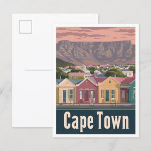 Postal Ciudad del Cabo Viajes de arte de Sudáfrica