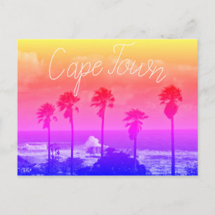 Postal Ciudad del Cabo ZA Sudáfrica Ocean Panorama