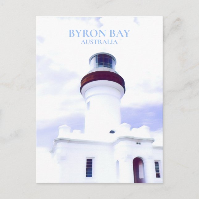 Postal Ciudad del faro de Byron Bay NSW Australia (Anverso)