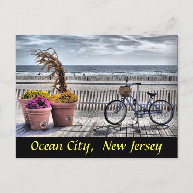 Postal Ciudad del océano, New Jersey (Anverso)