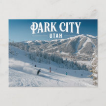 Ciudad del Parque Utah Diversión Esquí Montañas Ne