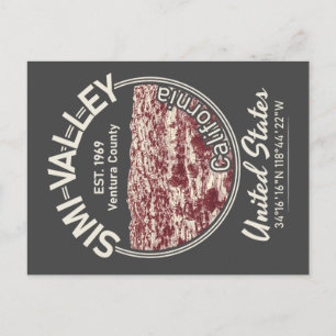POSTAL CIUDAD DEL VALLE DE SIMI - VINTAGE DE CALIFORNIA