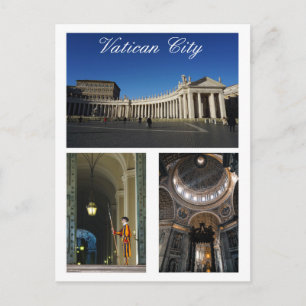 Postal Ciudad del Vaticano Multivista