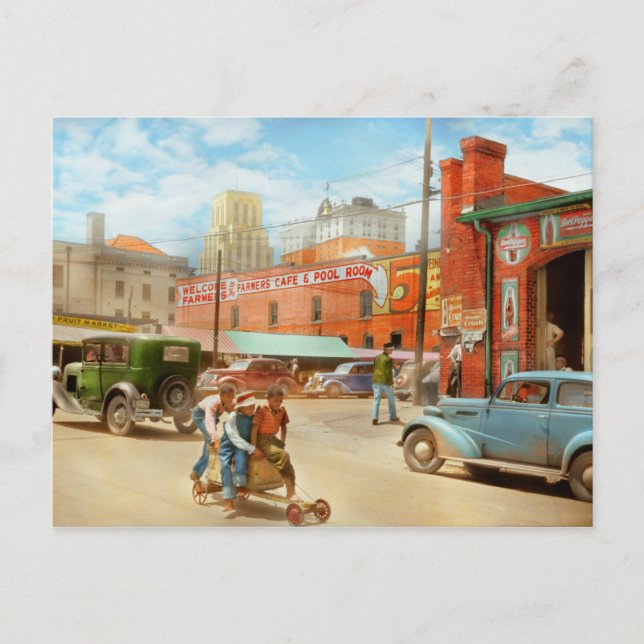 Postal Ciudad - Durham, NC - Los niños serán niños 1940 (Anverso)