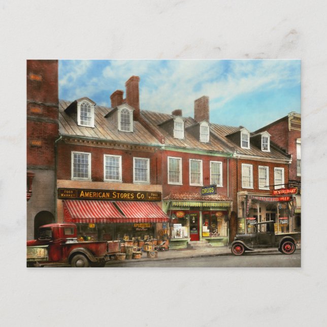 Postal Ciudad - Easton MD - Un trozo de la vida estadouni (Anverso)