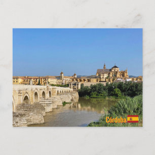 Postal Ciudad hermosa Córdoba en España, viaje