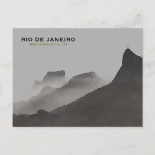 Postal Ciudad hermosa de Río de Janeiro
