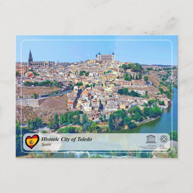 Postal Ciudad histórica de Toledo UNESCO (Anverso)