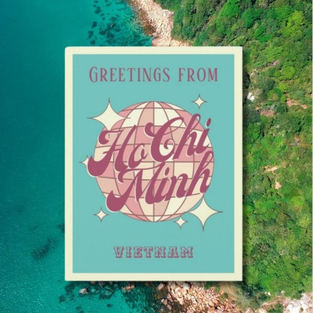 Postal Ciudad Ho Chi Minh Vietnam vacaciones Retro Postca (Subido por el creador)