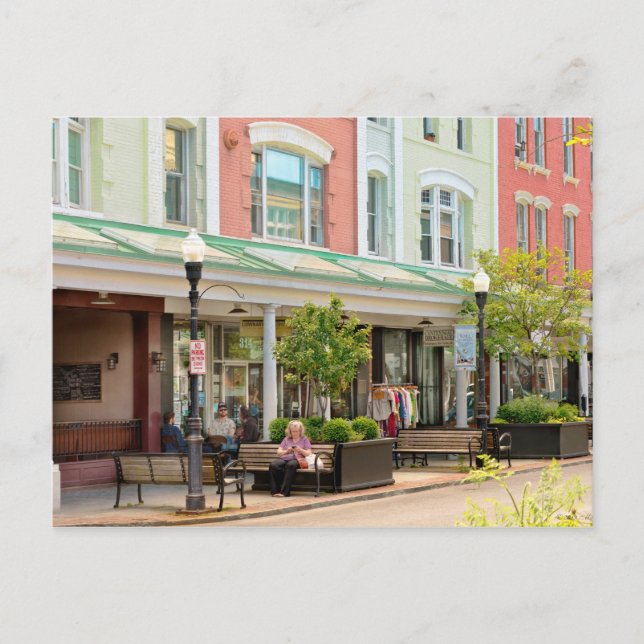 Postal Ciudad - Kingston NY - Histórico Kingston (Anverso)